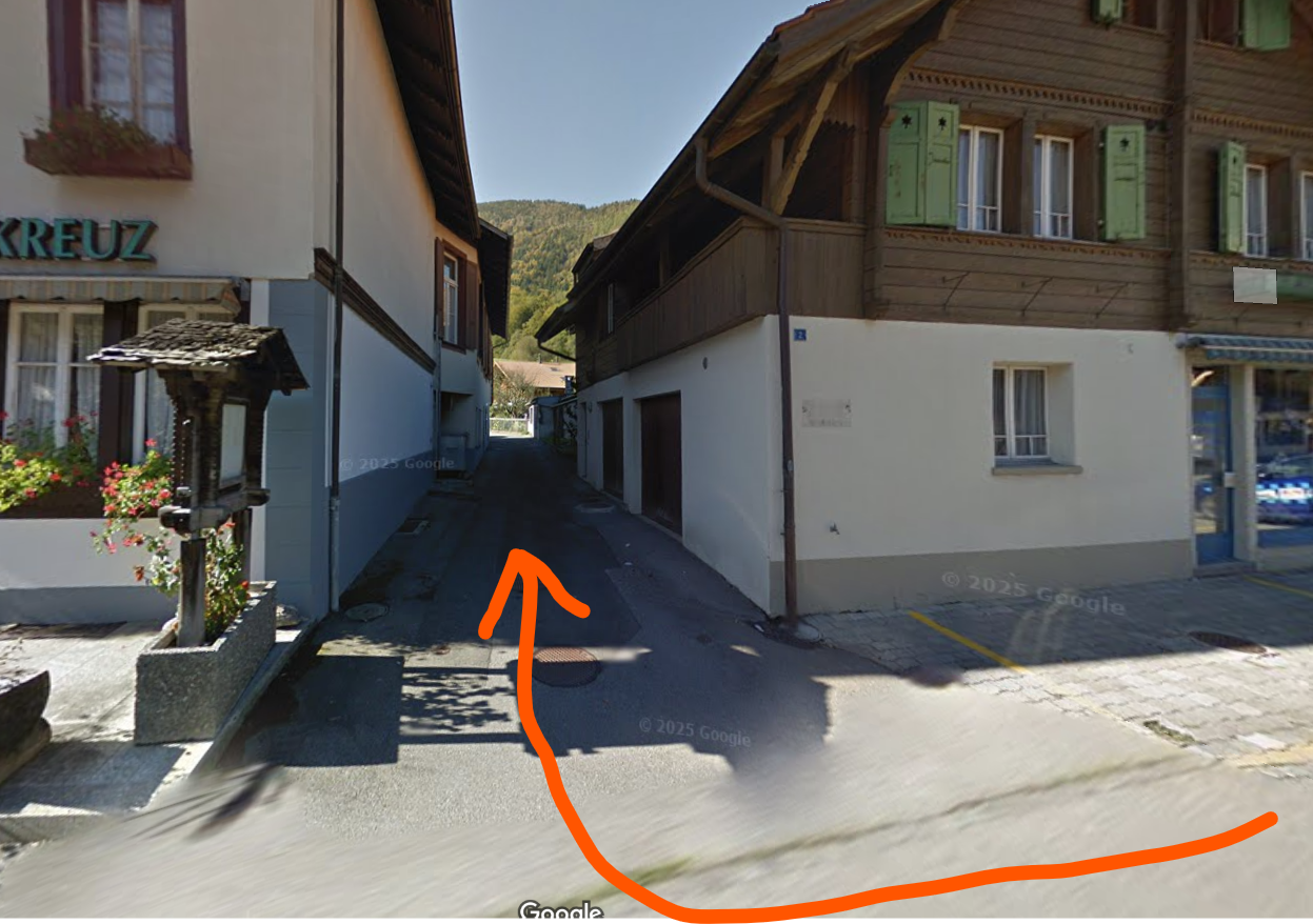 Einfahrt Lehngasse 4